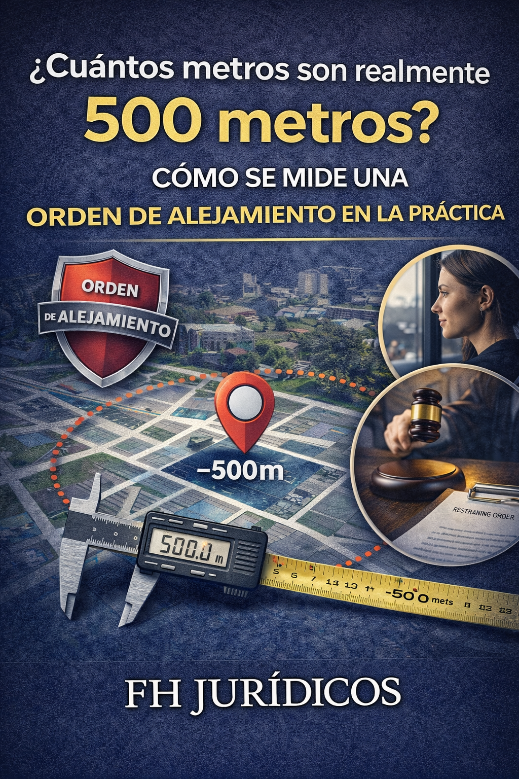 ¿Cuántos metros son realmente 500 metros? Cómo se mide una orden de alejamiento en la práctica