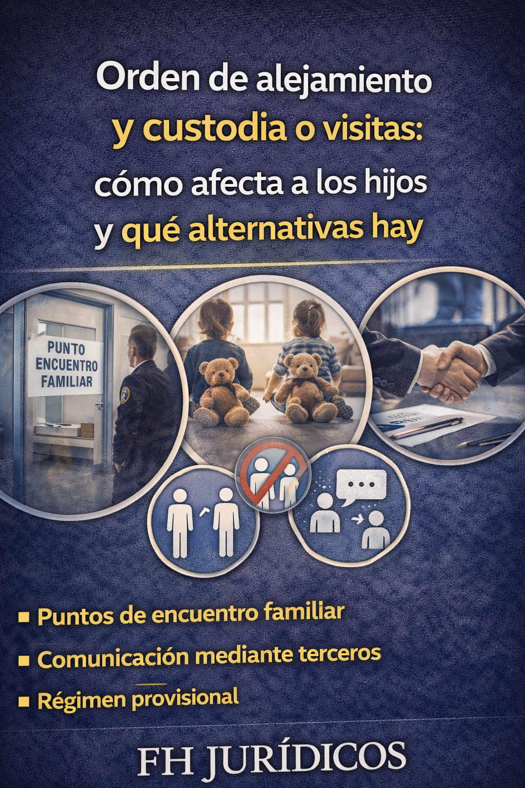 Orden de alejamiento y custodia o visitas: cómo afecta a los hijos y qué alternativas existen
