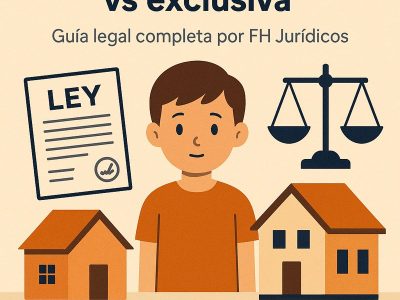 Diferencias entre custodia compartida y custodia exclusiva: guía legal y casos prácticos