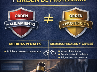 Órdenes de protección: diferencia entre orden de alejamiento y orden de protección