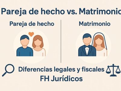 Diferencias entre pareja de hecho y matrimonio en España: derechos legales y fiscales
